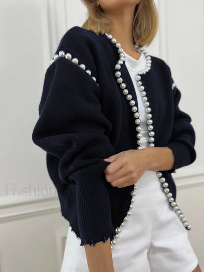 Vintage Pearl Graceful Edge Cardigan