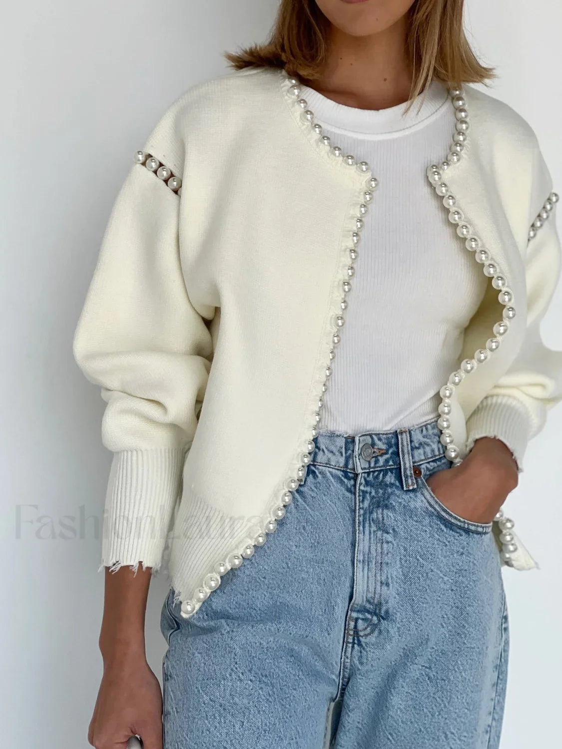 Vintage Pearl Graceful Edge Cardigan