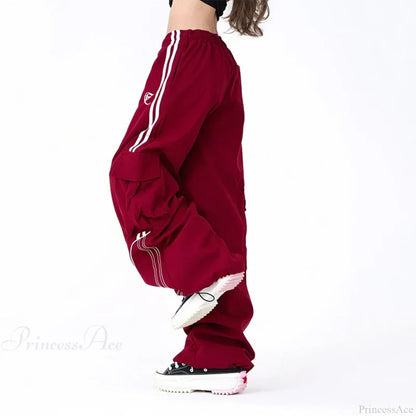 Vintage Stripe Hip Hop Cargo Pants