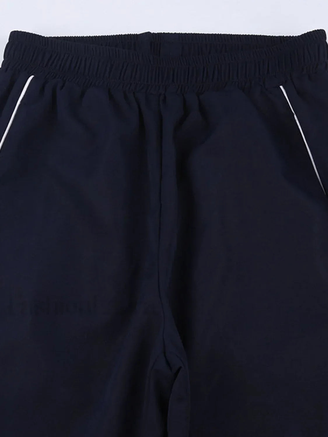 Vintage Striped Piping Baggy Sweatpants