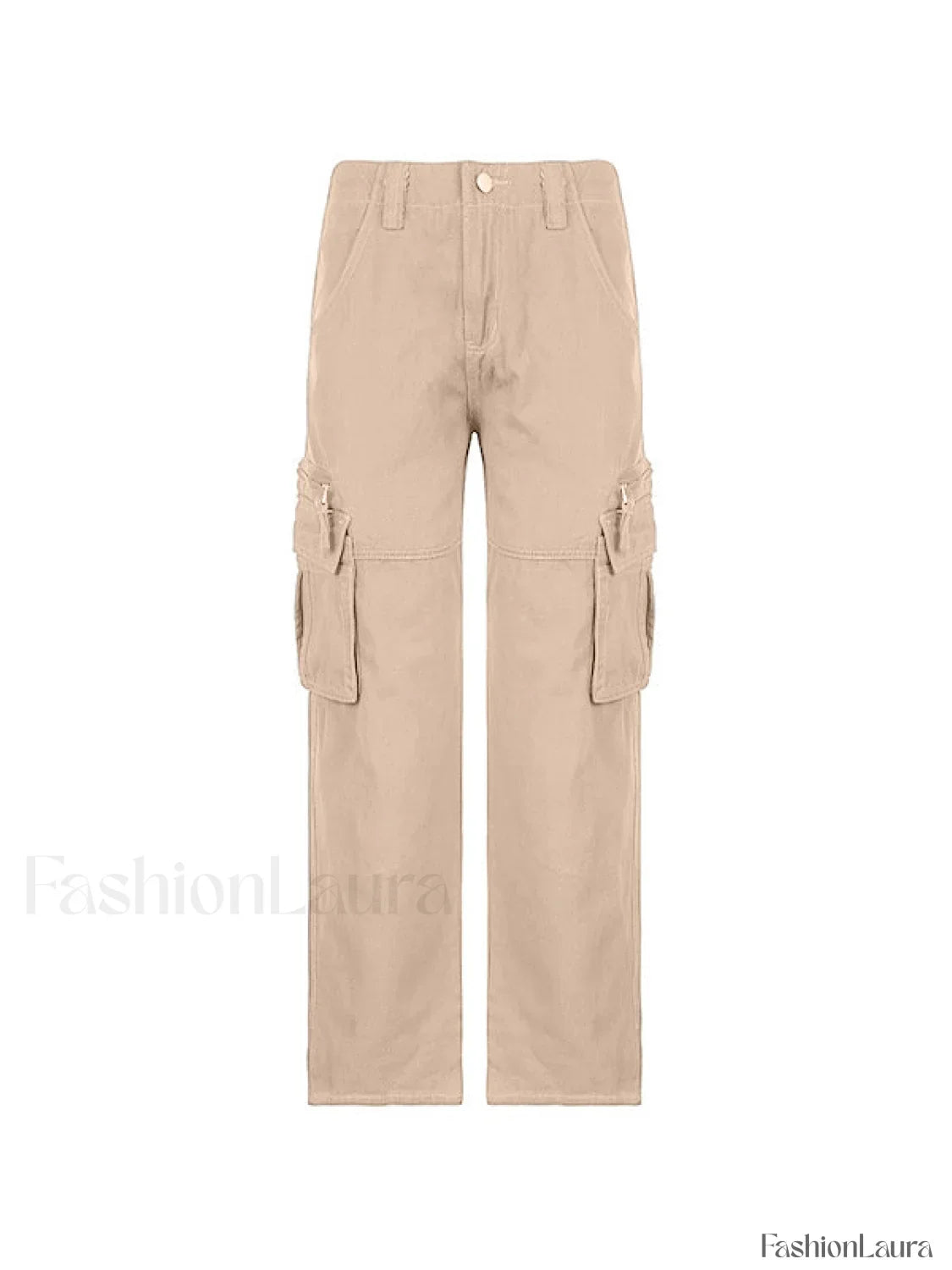 Washed Vintage Baggy Cargo Jeans
