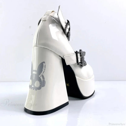 Water-resistant Thick Dark High Heel