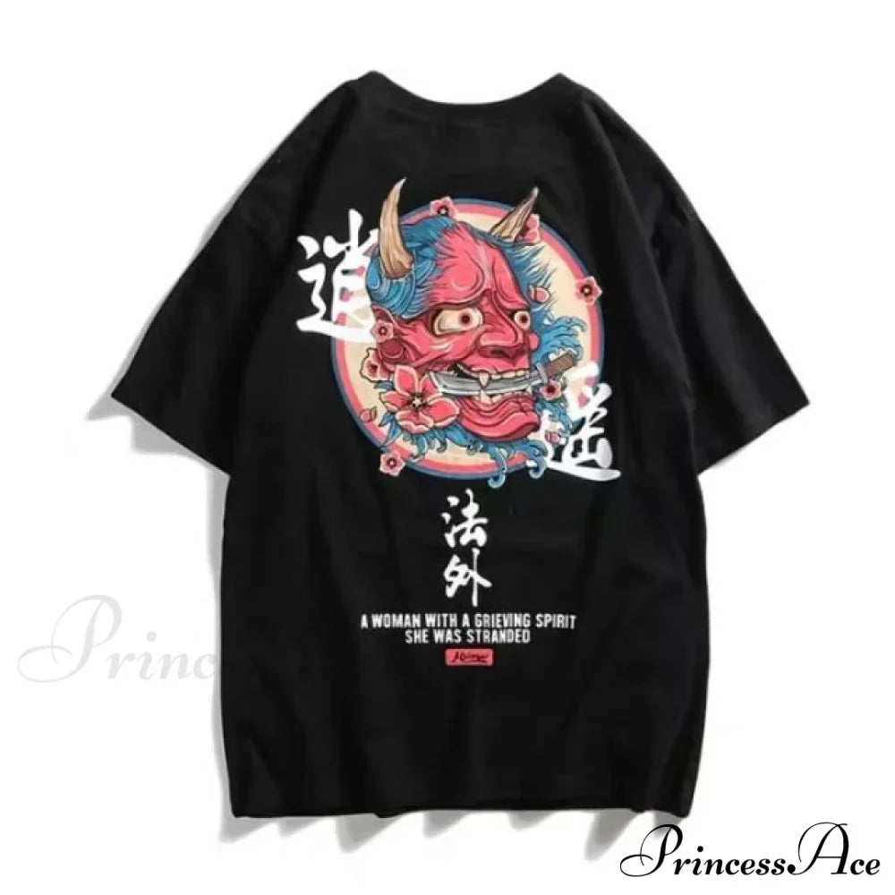 White Cartoon Female Kawaii Tops Tee