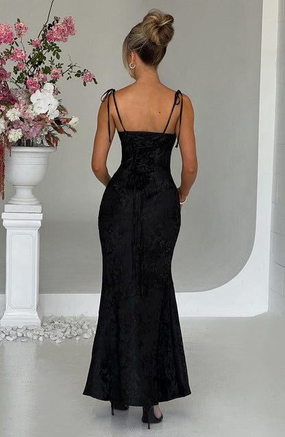 Floral Sleeveless   Maxi Dress