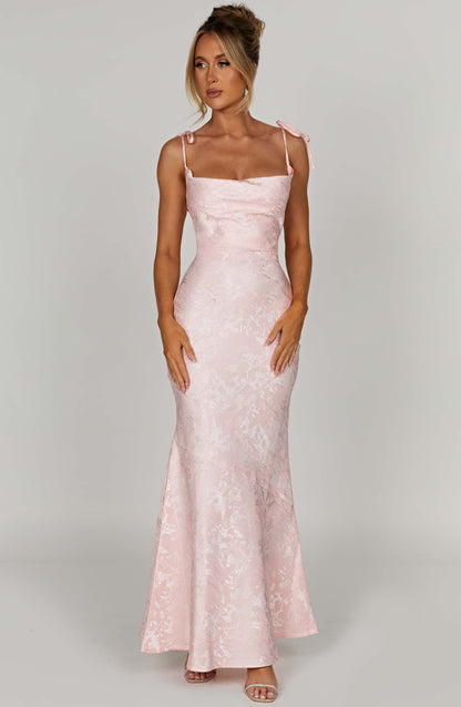Floral Sleeveless   Maxi Dress