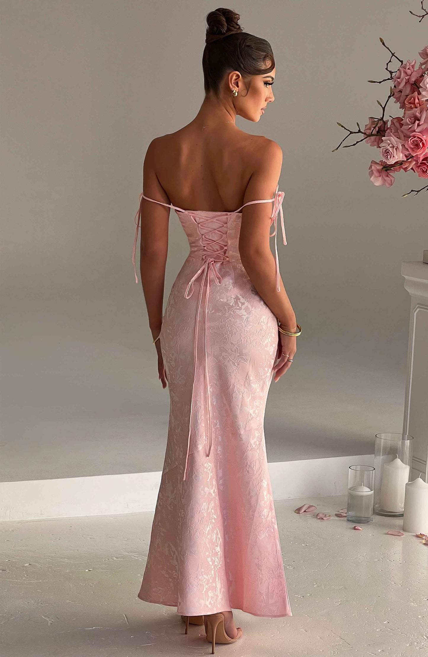 Floral Sleeveless   Maxi Dress