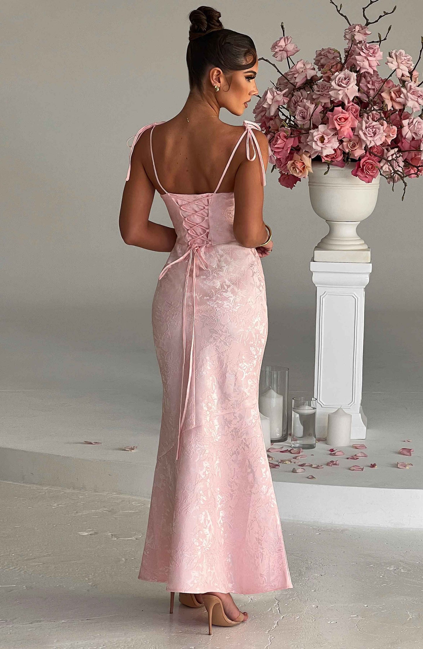 Floral Sleeveless   Maxi Dress