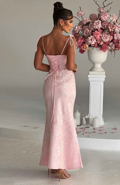 Floral Sleeveless   Maxi Dress