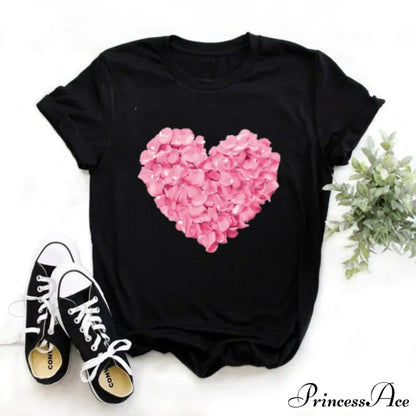 Floral Print Casual Tee