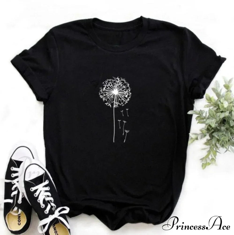Floral Print Casual Tee