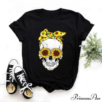 Floral Print Casual Tee