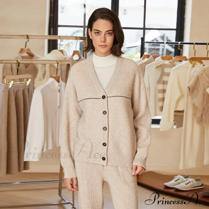 Winter Cozy Thick Merino Wool Stylish Comfortable 100% Warm Knitted Women's Clothing Sweater