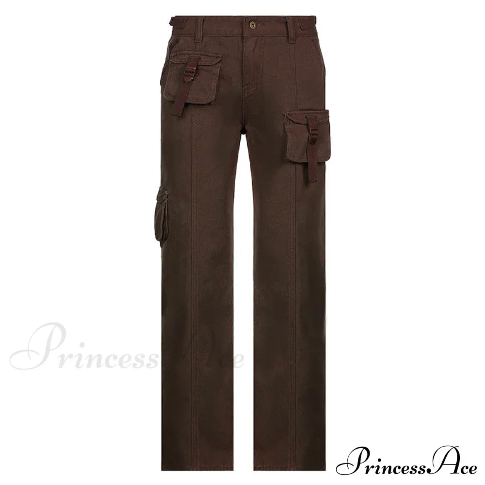 Woman High Waist Baggy Straight Leg Jeans