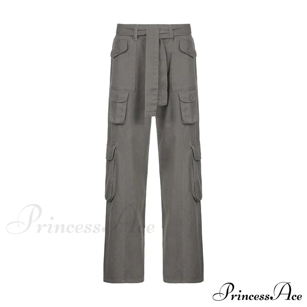 Woman High Waist Baggy Straight Leg Jeans