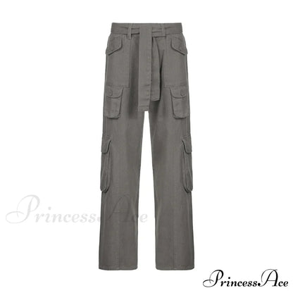 Woman High Waist Baggy Straight Leg Jeans