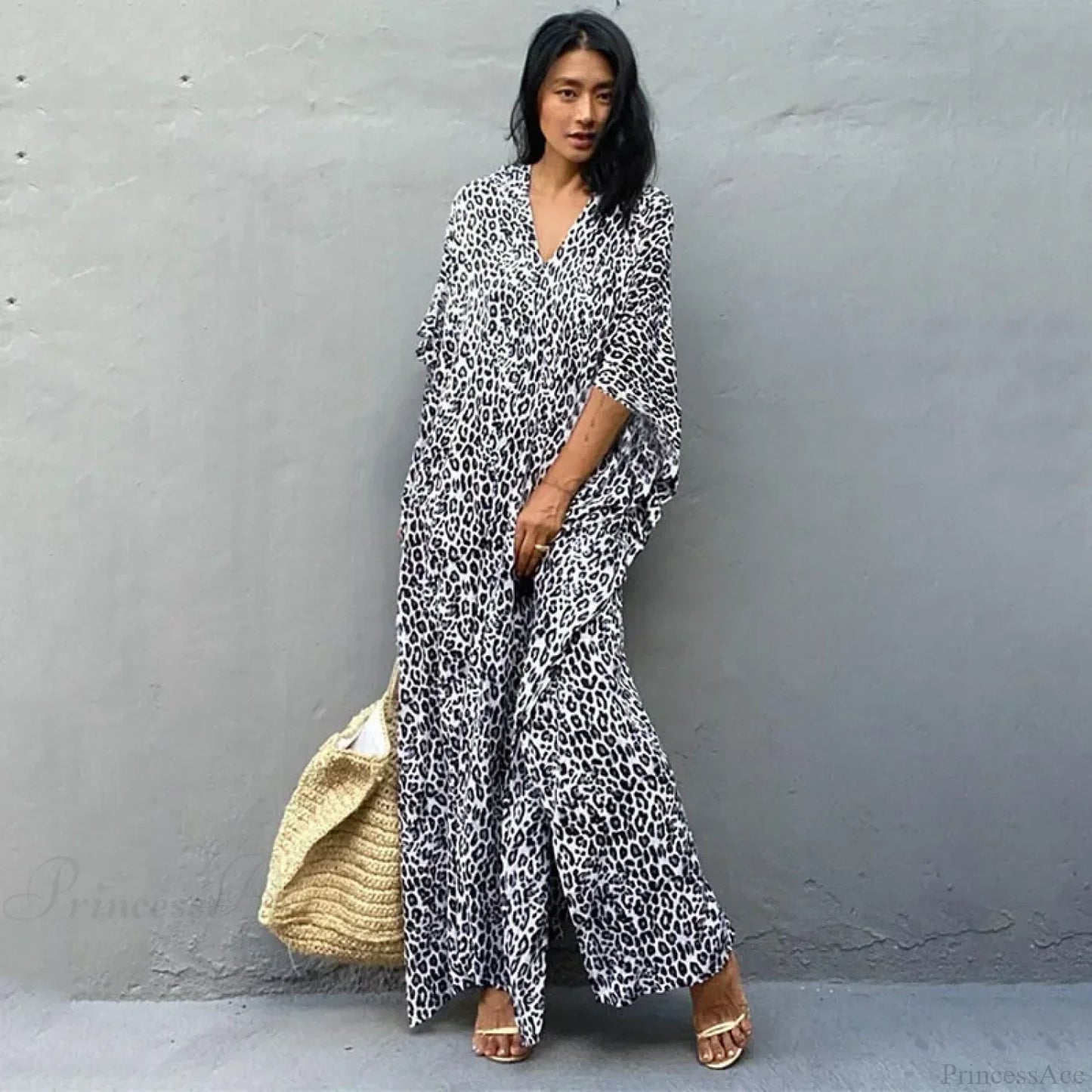 Women Swimsuit Kaftan Tunic Beach Cover Up