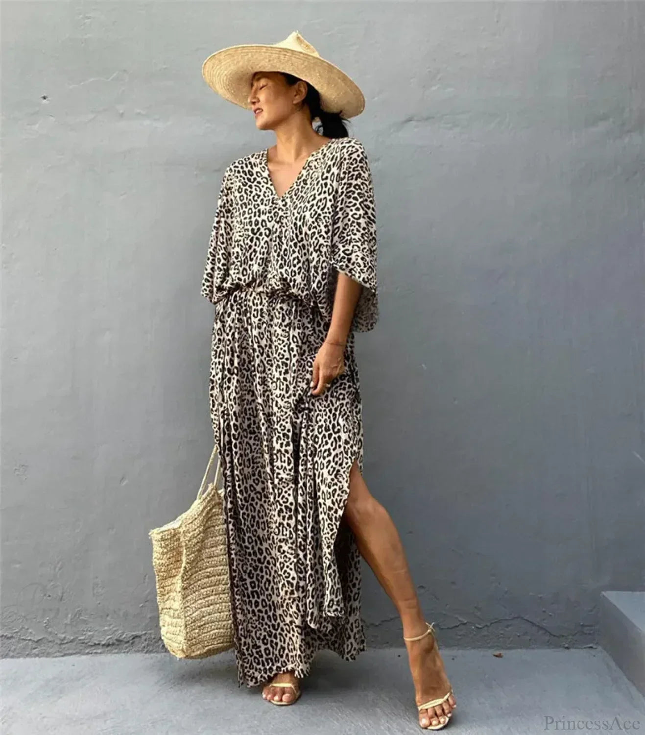 Women Swimsuit Kaftan Tunic Beach Cover Up