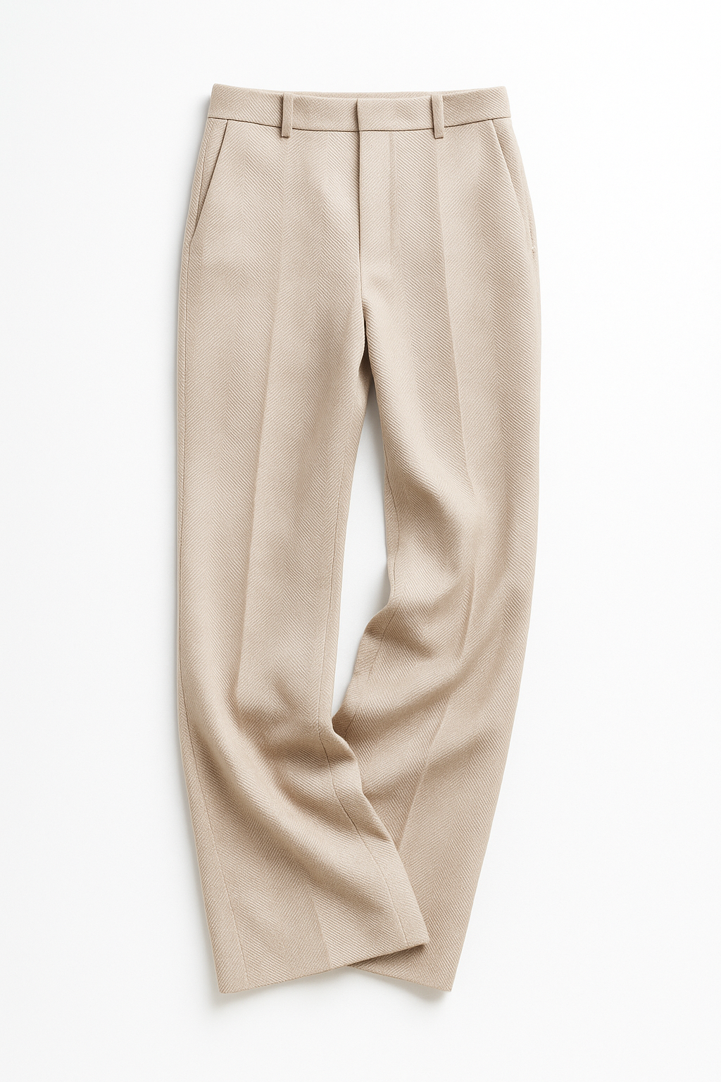 | Wool Herringbone Pants