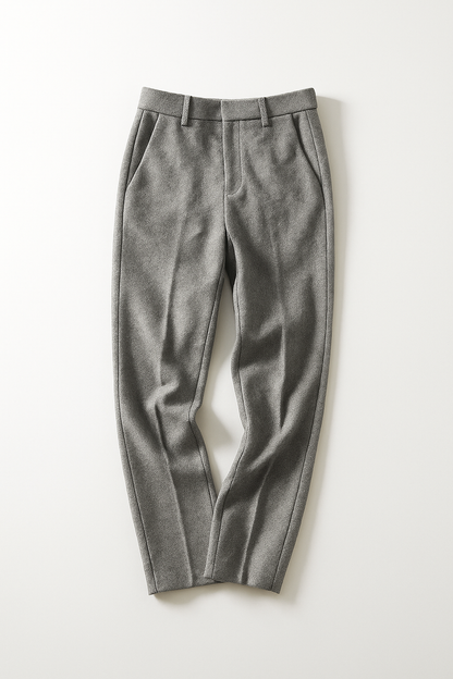 | Wool Herringbone Pants