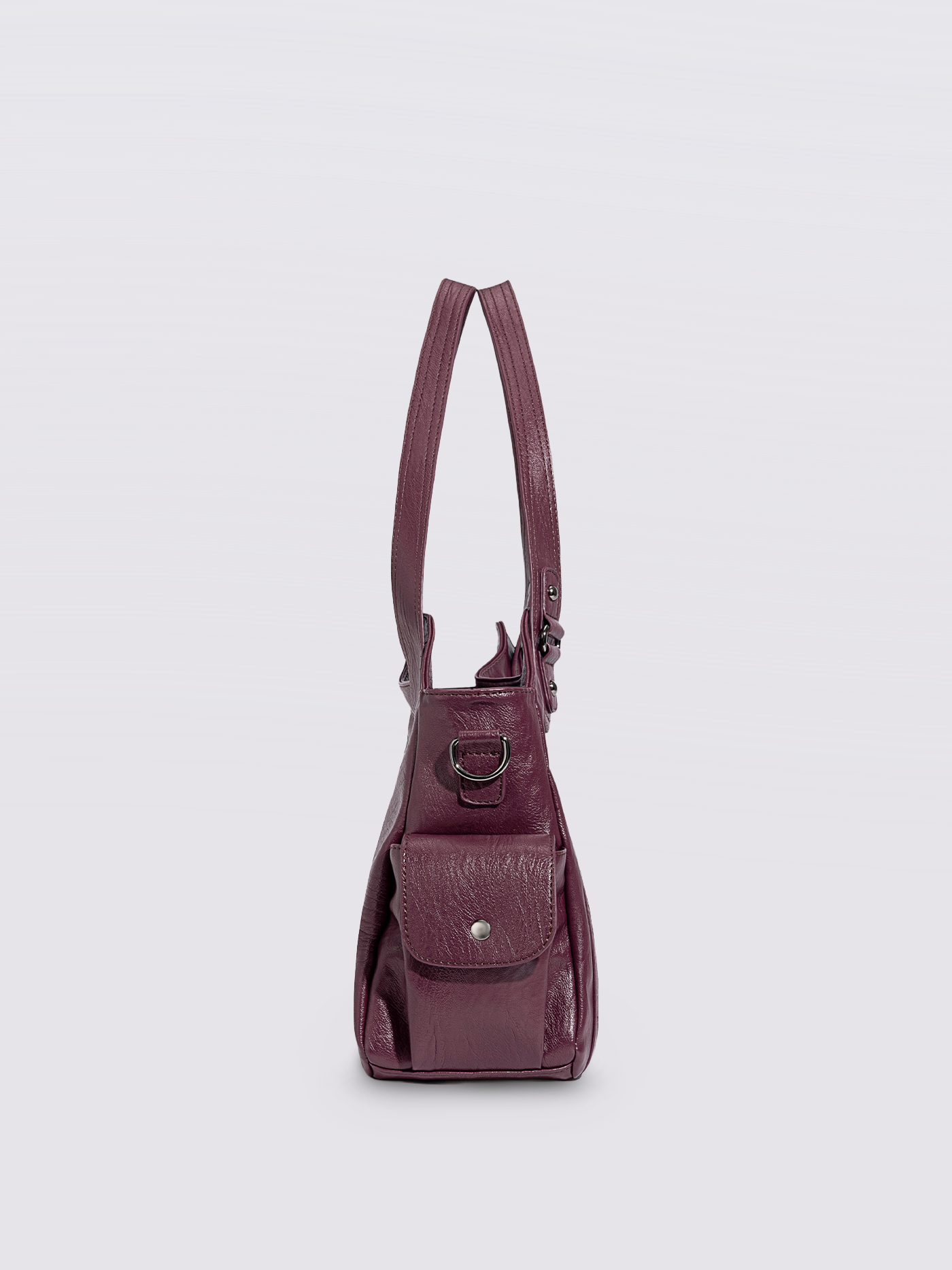 | Multi-Pocket Shoulder Bag, Adjustable Strap