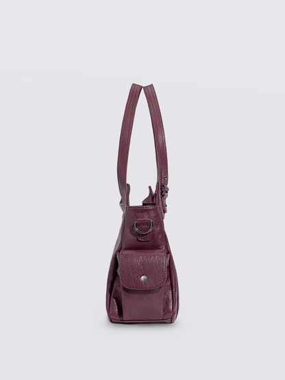 | Multi-Pocket Shoulder Bag, Adjustable Strap