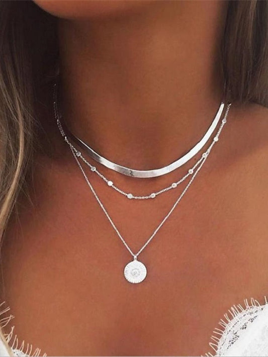 Womens Outdoor Flower Necklace Fashion