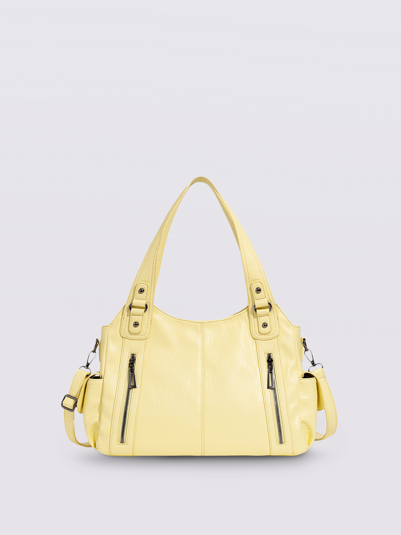 | Multi-Pocket Shoulder Bag, Adjustable Strap