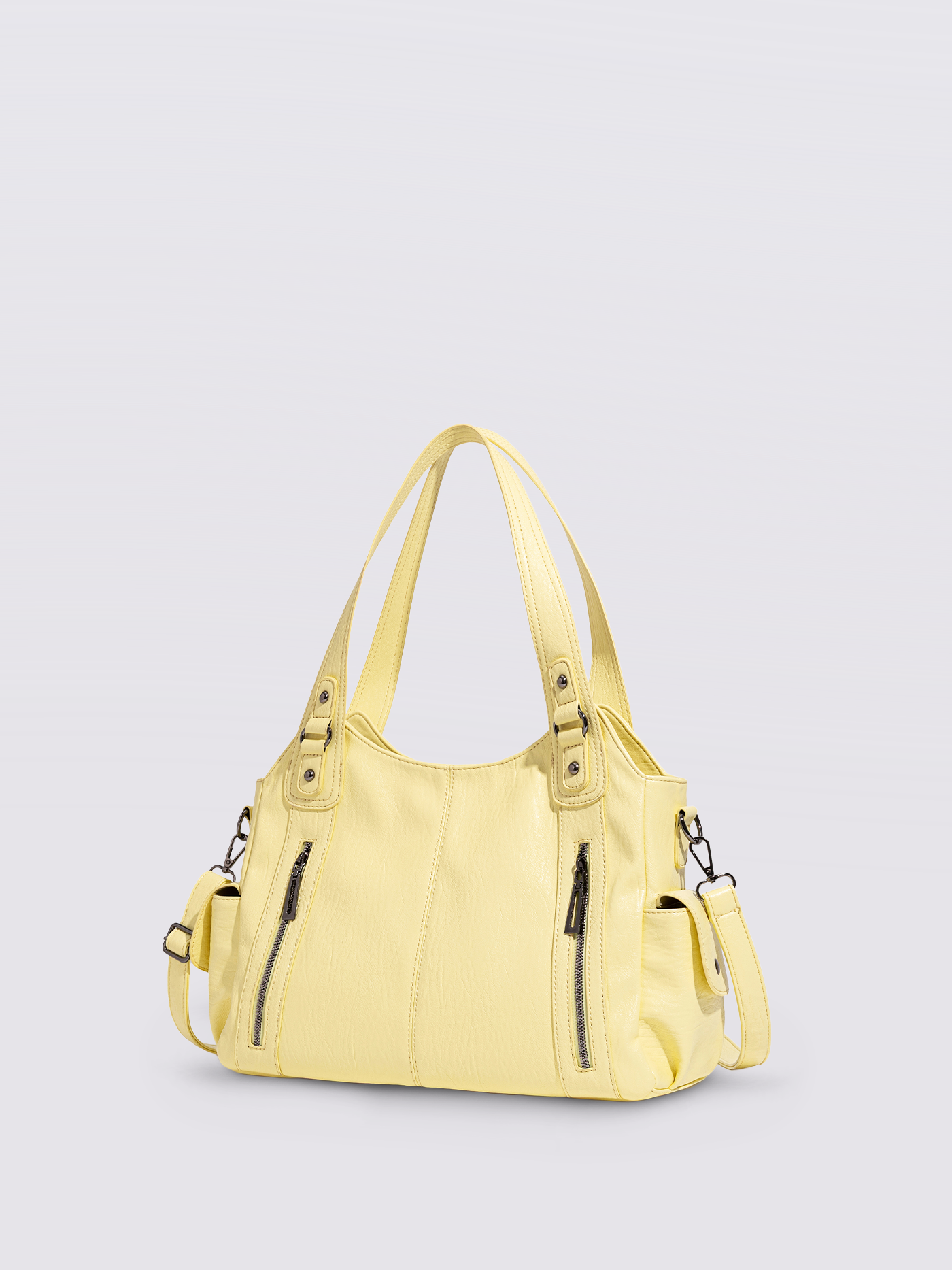 | Multi-Pocket Shoulder Bag, Adjustable Strap