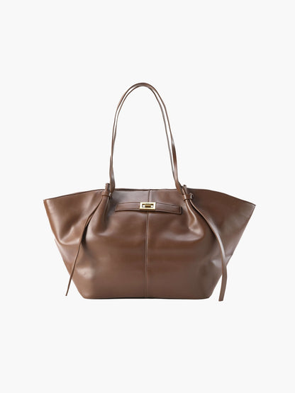 | Structured Shopper Bag, Gold-Tone Detail