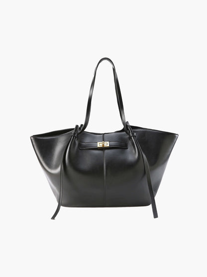 | Structured Shopper Bag, Gold-Tone Detail