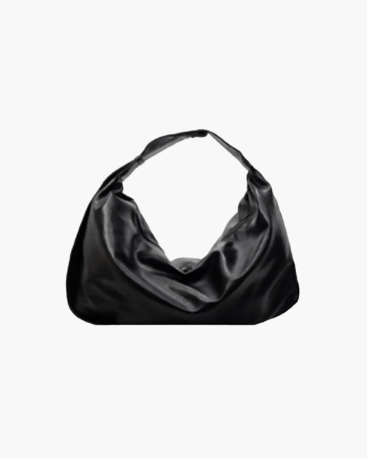 | Vegan Leather Shoulder Bag - Slouchy Tote