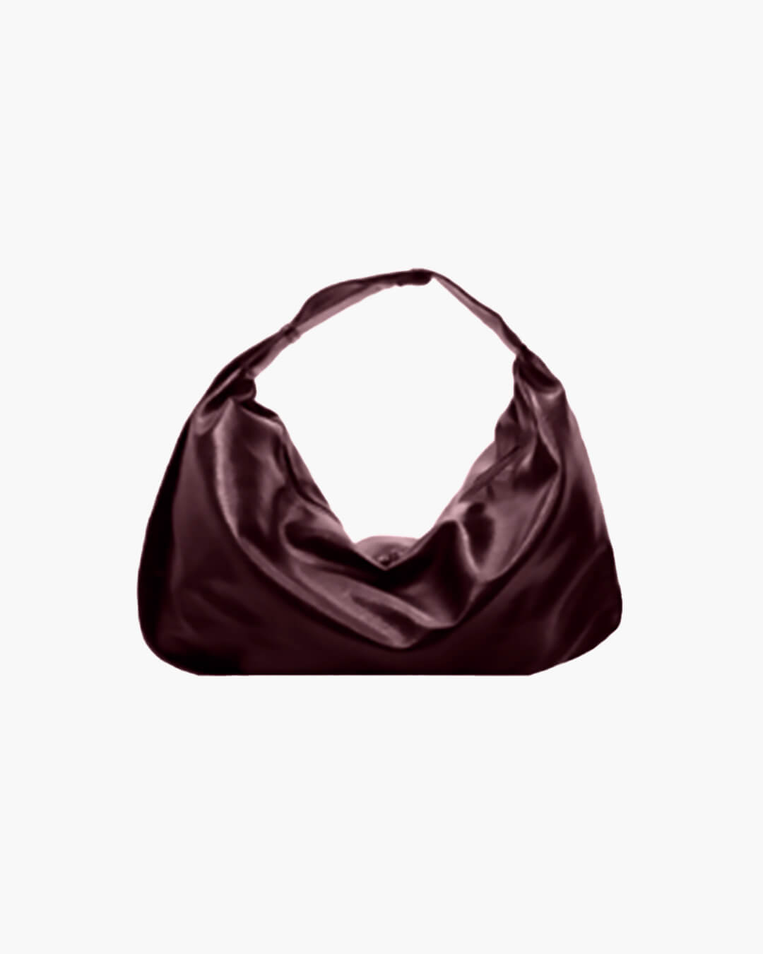 | Vegan Leather Shoulder Bag - Slouchy Tote