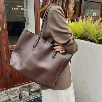 | Vegan Leather Tote Bag – Spacious Everyday Handbag