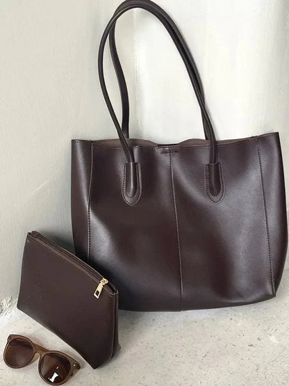 | Vegan Leather Tote Bag – Spacious Everyday Handbag