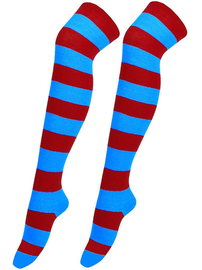 Socks stockings ladies Japanese striped knee socks thigh socks COSPLAY anime socks for Women